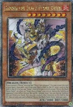 Horus the Black Flame Deity (V.2 - Quarter Century Secret Rare) - Phantom Nightmare (Quarter Century Secret Rare) [PHNI-018]