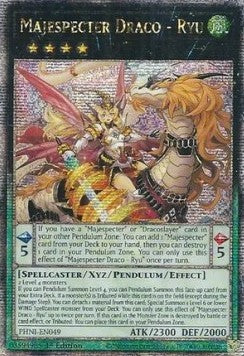 Majespecter Draco - Ryu (V.2 - Quarter Century Secret Rare) - Phantom Nightmare (Quarter Century Secret Rare) [PHNI-049]