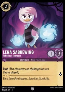 Lena Sabrewing - Rebellious Teenager - Into the Inklands (Common) [3INK-43]