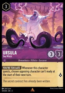 Ursula - Sea Witch - Into the Inklands (Rare) [3INK-59]