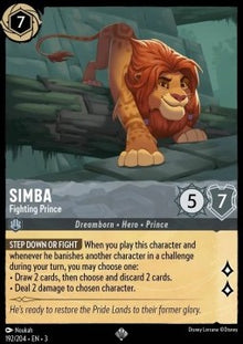 Simba - Fighting Prince - Into the Inklands (Super Rare) [3INK-192]