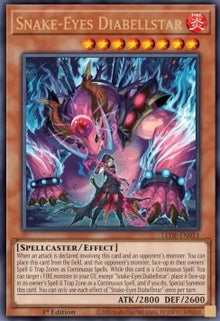 Snake-Eyes Diabellstar (V.1 - Ultra Rare) - Legacy of Destruction (Ultra Rare) [LEDE-011]