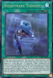 Nightmare Throne (V.1 - Ultra Rare) - Legacy of Destruction (Ultra Rare) [LEDE-061]