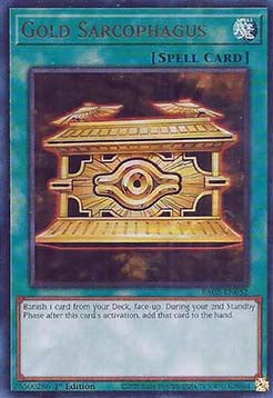 Gold Sarcophagus (V.2 - Ultra Rare) - 25th Anniversary Rarity Collection II (Ultra Rare) [RA02-052]
