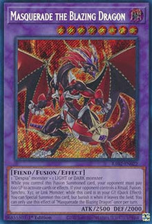 Masquerade the Blazing Dragon (V.3 - Secret Rare) - 25th Anniversary Rarity Collection II (Secret Rare) [RA02-022]