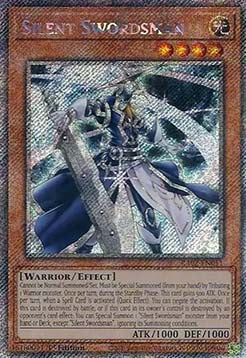 Silent Swordsman (V.4 - Platinum Secret Rare) - 25th Anniversary Rarity Collection II (Platinum Secret Rare) [RA02-011]