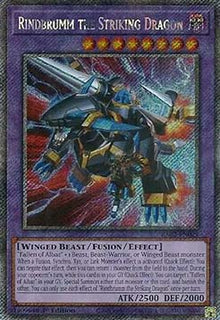 Rindbrumm the Striking Dragon (V.4 - Platinum Secret Rare) - 25th Anniversary Rarity Collection II (Platinum Secret Rare) [RA02-025]