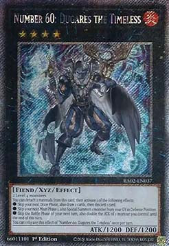 Number 60: Dugares the Timeless (V.4 - Platinum Secret Rare) - 25th Anniversary Rarity Collection II (Platinum Secret Rare) [RA02-037]