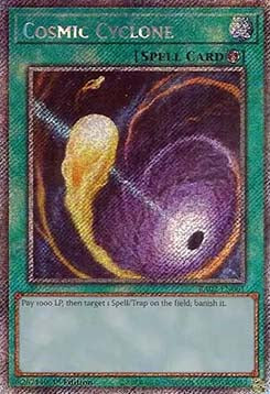 Cosmic Cyclone (V.4 - Platinum Secret Rare) - 25th Anniversary Rarity Collection II (Platinum Secret Rare) [RA02-061]