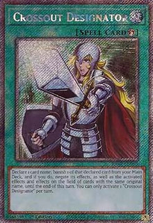 Crossout Designator (V.4 - Platinum Secret Rare) - 25th Anniversary Rarity Collection II (Platinum Secret Rare) [RA02-063]