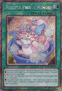 Purrely Pretty Memory (V.4 - Platinum Secret Rare) - 25th Anniversary Rarity Collection II (Platinum Secret Rare) [RA02-072]