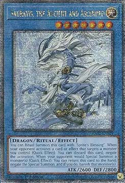 Sauravis, the Ancient and Ascended (V.5 - Quarter Century Secret Rare) - 25th Anniversary Rarity Collection II (Quarter Century Secret Rare) [RA02-019]