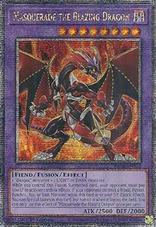 Masquerade the Blazing Dragon (V.5 - Quarter Century Secret Rare) - 25th Anniversary Rarity Collection II (Quarter Century Secret Rare) [RA02-022]