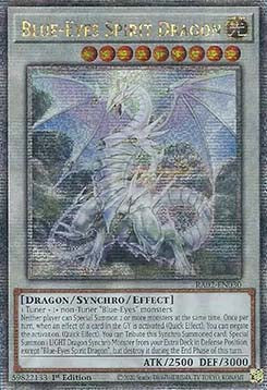 Blue-Eyes Spirit Dragon (V.5 - Quarter Century Secret Rare) - 25th Anniversary Rarity Collection II (Quarter Century Secret Rare) [RA02-030]