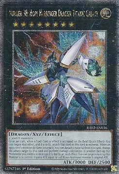 Number 38: Hope Harbinger Dragon Titanic Galaxy (V.5 - Quarter Century Secret Rare) - 25th Anniversary Rarity Collection II (Quarter Century Secret Rare) [RA02-036]