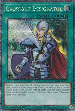 Crossout Designator (V.5 - Quarter Century Secret Rare) - 25th Anniversary Rarity Collection II (Quarter Century Secret Rare) [RA02-063]