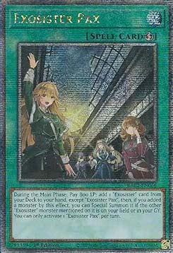 Exosister Pax (V.5 - Quarter Century Secret Rare) - 25th Anniversary Rarity Collection II (Quarter Century Secret Rare) [RA02-066]