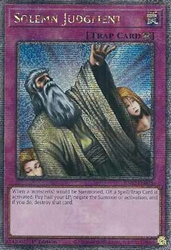 Solemn Judgment (V.5 - Quarter Century Secret Rare) - 25th Anniversary Rarity Collection II (Quarter Century Secret Rare) [RA02-075]