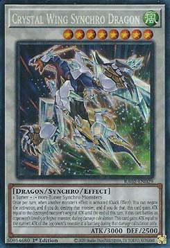 Crystal Wing Synchro Dragon (V.6 - Collectors Rare) - 25th Anniversary Rarity Collection II (Collectors Rare) [RA02-029]