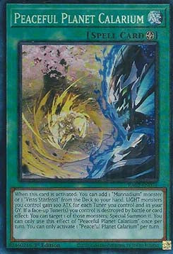 Peaceful Planet Calarium (V.6 - Collectors Rare) - 25th Anniversary Rarity Collection II (Collectors Rare) [RA02-074]