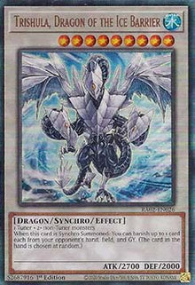 Trishula, Dragon of the Ice Barrier (V.7 - Ultimate Rare) - 25th Anniversary Rarity Collection II (Ultimate Rare) [RA02-026]