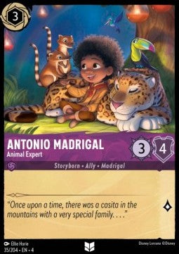 Antonio Madrigal - Animal Expert - Ursula's Return (Uncommon) [4URS-35]