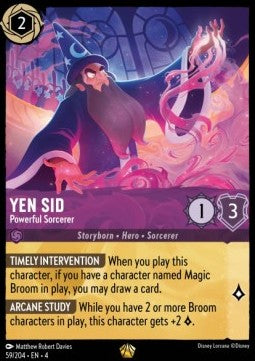 Yen Sid - Powerful Sorcerer (V.1) - Ursula's Return (Legendary) [4URS-59]