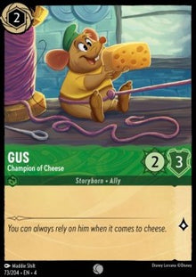 Gus - Champion of Cheese - Ursula's Return (Common) [4URS-73]