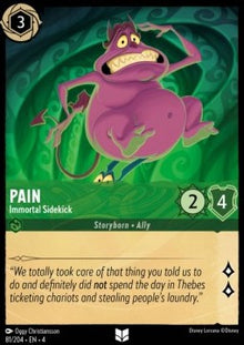 Pain - Immortal Sidekick - Ursula's Return (Uncommon) [4URS-81]
