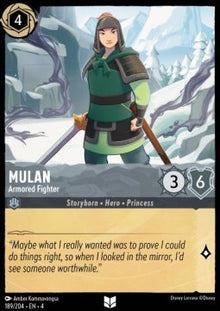Mulan - Armored Fighter - Ursula's Return (Uncommon) [4URS-189]