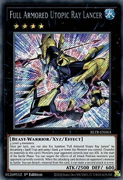 Full Armored Utopic Ray Lancer - Battles of Legend: Terminal Revenge (Secret Rare) [BLTR-003]