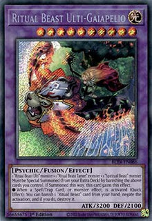 Ritual Beast Ulti-Gaiapelio - Battles of Legend: Terminal Revenge (Secret Rare) [BLTR-086]