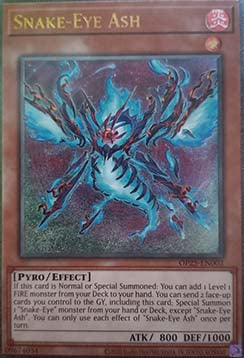 Snake-Eye Ash - OTS Tournament Pack 25 (Ultimate Rare) [OP25-002]