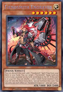 Fiendsmith Engraver (V.1 - Secret Rare) - The Infinite Forbidden (Secret Rare) [INFO-017]