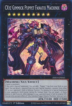 CXyz Gimmick Puppet Fanatix Machinix - The Infinite Forbidden (Super Rare) [INFO-043]