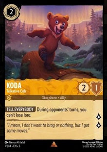 Koda - Talkative Cub - Shimmering Skies (Rare) [5SSK-1]