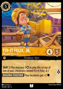 Fix‐It Felix, Jr. - Niceland Steward - Shimmering Skies (Uncommon) [5SSK-12]