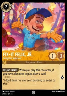 Fix‐It Felix, Jr. - Delighted Sightseer - Shimmering Skies (Common) [5SSK-17]