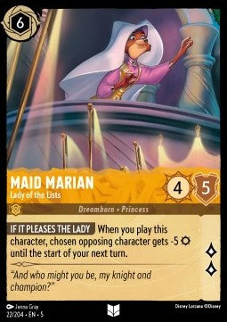 Maid Marian - Lady of the Lists - Shimmering Skies (Uncommon) [5SSK-22]