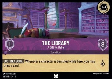 The Library - A Gift for Belle - Shimmering Skies (Uncommon) [5SSK-68]