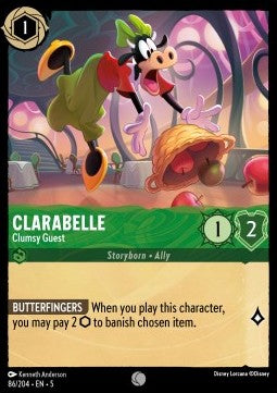 Clarabelle - Clumsy Guest - Shimmering Skies (Common) [5SSK-86]