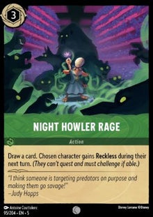 Night Howler Rage - Shimmering Skies (Common) [5SSK-95]