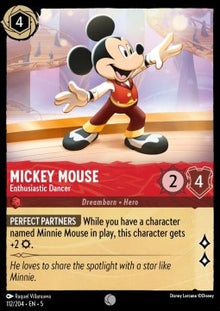Mickey Mouse - Enthusiastic Dancer - Shimmering Skies (Common) [5SSK-112]