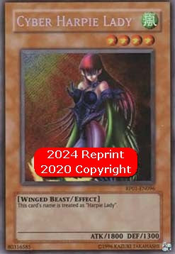 Cyber Harpie Lady (V.2 - Secret Rare) - Retro Pack (Secret Rare) [RP01-096]