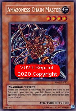 Amazoness Chain Master (V.2 - Secret Rare) - Retro Pack (Secret Rare) [RP01-097]
