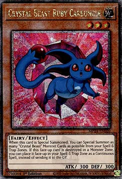 Crystal Beast Ruby Carbuncle - 25th Anniversary Tin: Dueling Mirrors (Quarter Century Secret Rare) [MP24-020]