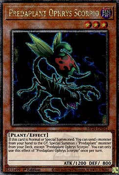Predaplant Ophrys Scorpio - 25th Anniversary Tin: Dueling Mirrors (Quarter Century Secret Rare) [MP24-041]