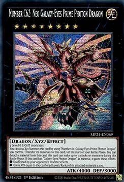 Number C62: Neo Galaxy-Eyes Prime Photon Dragon - 25th Anniversary Tin: Dueling Mirrors (Secret Rare) [MP24-069]