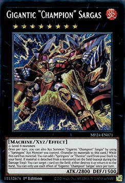 Gigantic "Champion" Sargas - 25th Anniversary Tin: Dueling Mirrors (Secret Rare) [MP24-071]