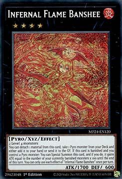 Infernal Flame Banshee - 25th Anniversary Tin: Dueling Mirrors (Secret Rare) [MP24-120]